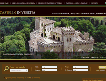 Tablet Screenshot of castelloinvendita.com